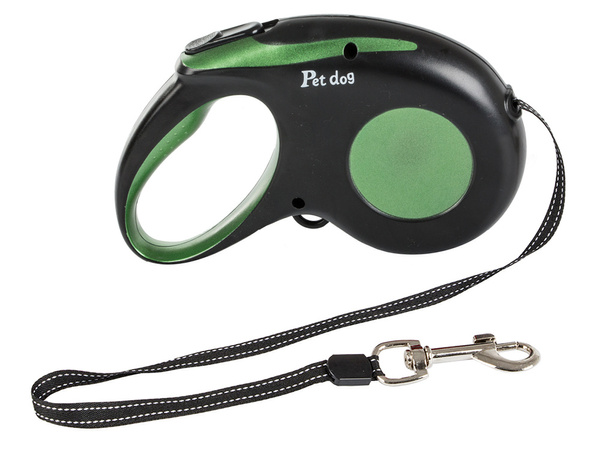Lanyard automatic s blokátorom pre psy long strip 5m 15kg