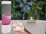 Ziepju želejas šķidruma šampūna dozators sienas dozators 300ml kulons