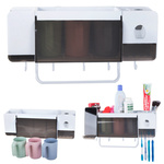 Organizator cupă periuță de dinți dispenser pastă de dinți