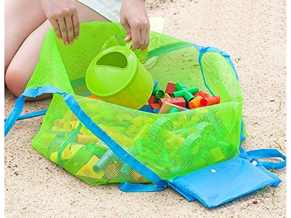 Strandtasche einkaufen strand spielzeug leicht xxl tasche grosse mesh