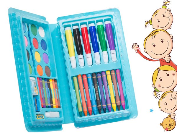 Künstlerset für malerei in kasten 42 stück