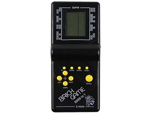 Elektroniskā tetris spēle retro kabatas konsole