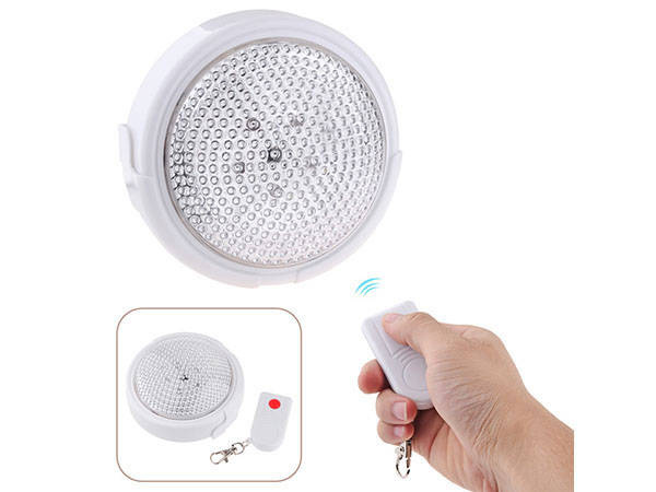 Lampka dotykowa 5 led z pilotem lampa baterie