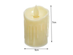 Battery candle led candle moving flame wax
