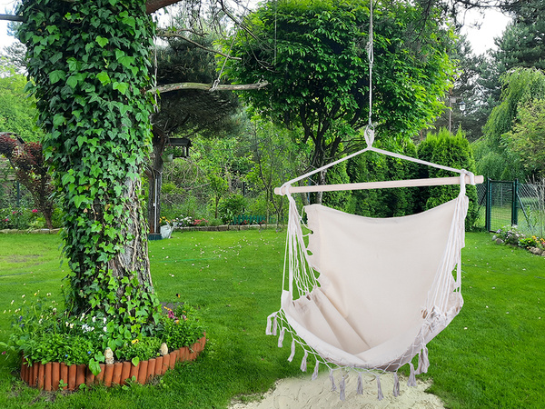 Hamac brésilien jardin chaise suspendue balançoire boho balcon