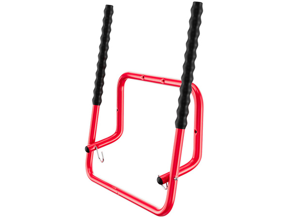 Crochet double porte-outils atelier vélo au garage