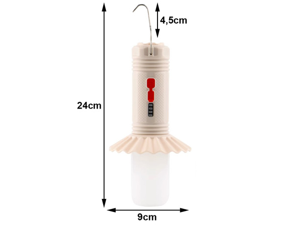 Potovalna lahka kamping svetilka večnamenska powerbank vodila šotor