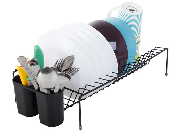 Égouttoir à vaisselle vertical en métal sécheur