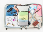 Reisesockentasche flugzeug organizer wasserdicht für reisen