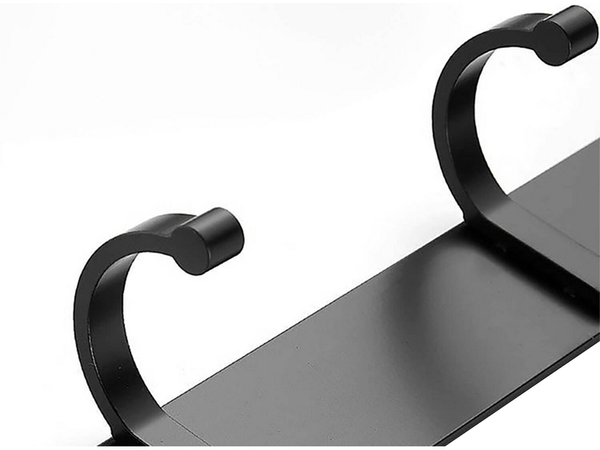 Wall clothes rack for hallway bathroom 5 hooks