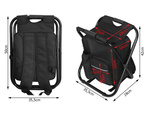 Angelstuhl mit rucksack falttasche 3in1
