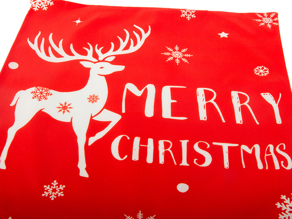Weihnachts kissenbezug 45x45 für weihnachten weihnachtsrentier rot