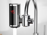Chauffe-eau électrique led robinet pivotant 3000 w avec affichage de la température
