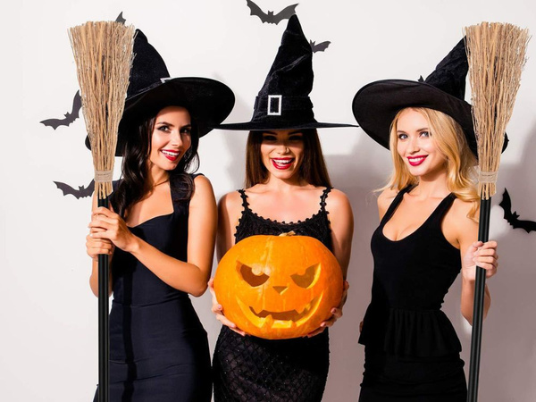 Escoba de bruja escoba de bruja negra 90cm para halloween y navidad xxl