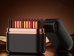 Hair straightening brush usb hair straightener temperature control