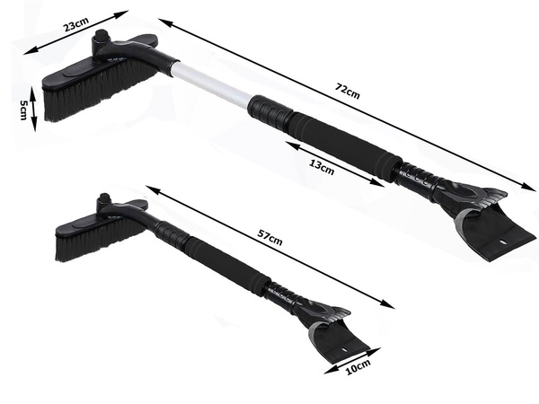 Krtača za strganje teleskopska zložljiva krtača za avtomobilska okna sneg led