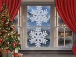 Decoration de fenêtre led 40cm etoiles