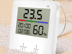 Teploměr meteorologická stanice interní vlhkoměr hodiny baterie lcd
