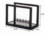 Pendulum balls newton balls desk large mirror