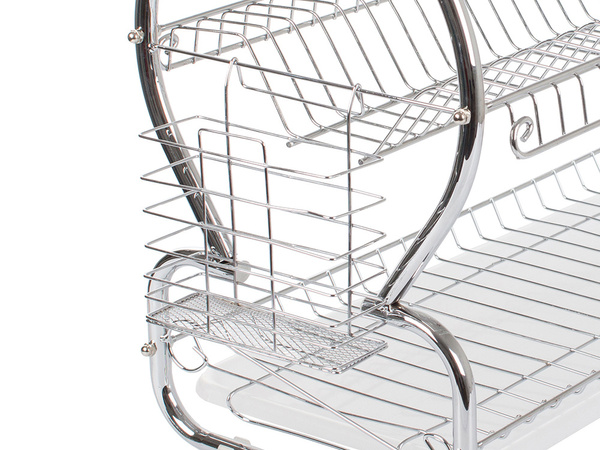 Égouttoir à deux étages mixeur sur socle sèche-linge
