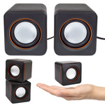 Kompiuterio garsiakalbiai pc 2.0 lizdas maitinimas usb