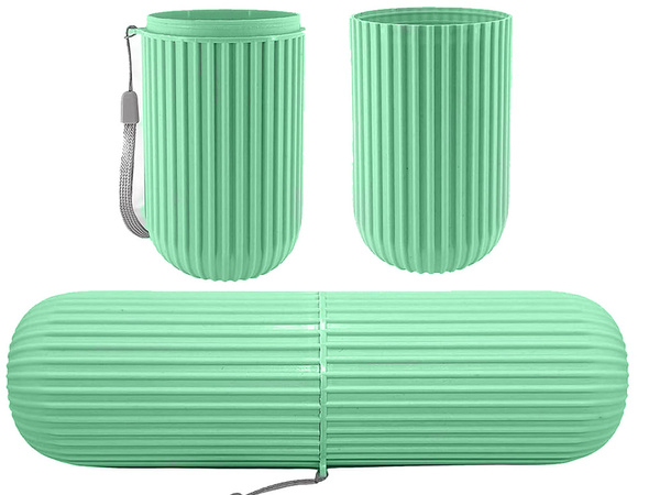 Kovček za zobne ščetke kovček za zobno pasto potovalni organizator kozmetični kovček