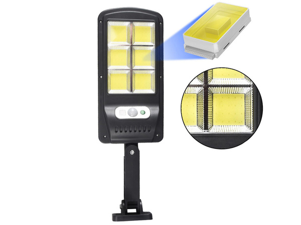 Lampe solaire 96 led avec capteur de mouvement crépusculaire