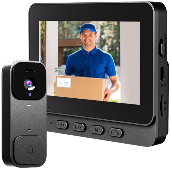 Vidéophone sans fil pour portail et porte avec vision nocturne