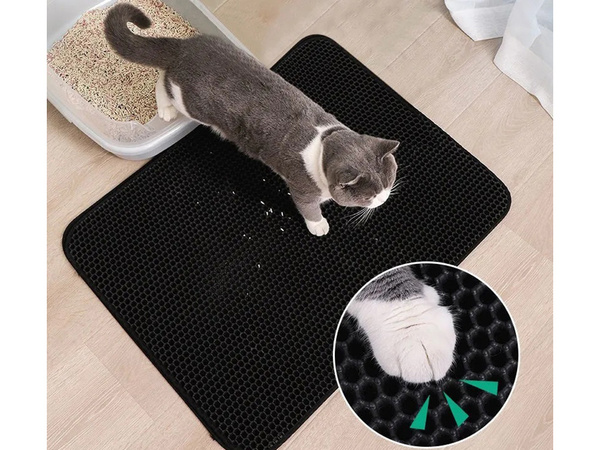 Tapis pour litière de chat 45x60 grand