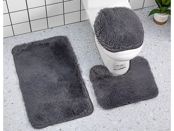 Saltele de baie set de 3 părți 3in1 anti-alunecare uscare rapidă