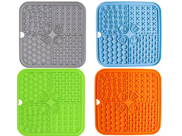 Silicone antirrestructive dog/cat eating mat 20cm