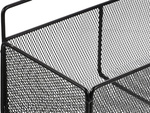 Agățat coș metal organizator agățat raft bucătărie negru