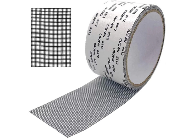 Uodų tinklelio remonto juosta langams 2 metrai