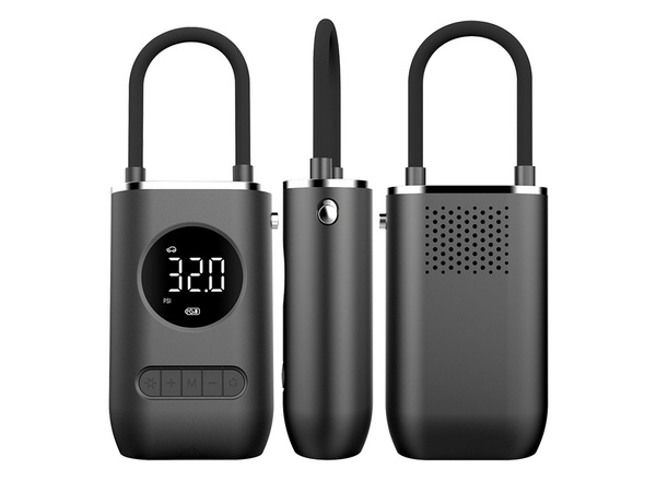 Bomba de bateria para bicicleta coche compresor electrico 10 bar lcd