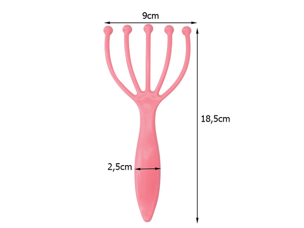 Masażer do głowy grabki do wcierek porost włosów