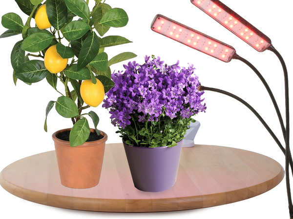 Lampe à led pour plantes panneau de croissance usb lampe de croissance minuterie clip on flowers