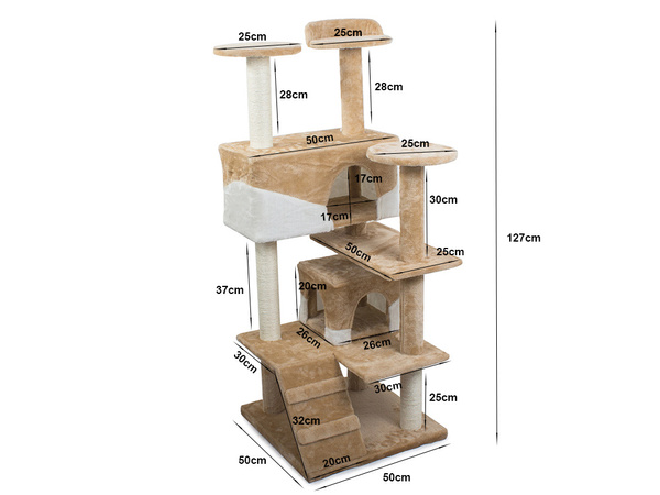 Drapak dla kota drzewko domek wieża legowisko 92cm