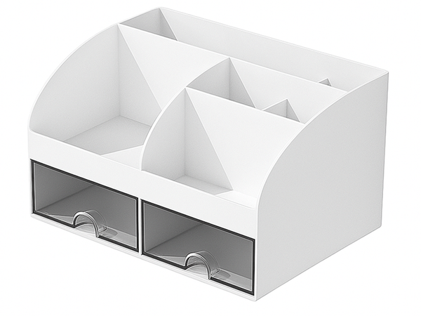 Desk organiser tray shelves for cosmetics small items drawers cabinet