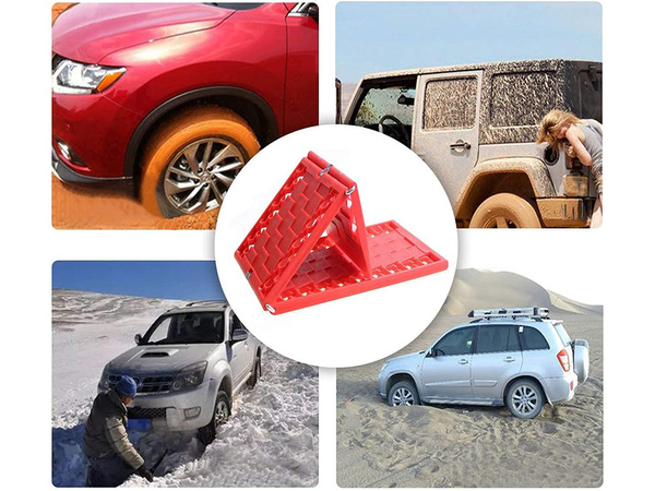 Protišmykové kryty skladacie pasce kemping 2 ks off road sneh blato