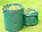 Sac de jardin sac de jardin ramasse feuilles conteneur d'herbe 120l solide grand