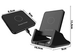 Induktives schnelles ladegerät kabellos qi 15w