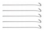 Tent piles anchor pigs steel 31cm 10pcs hook &amp; loop pins