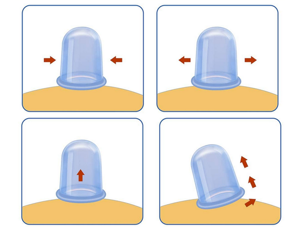 Silicone chinese bubble set body massager