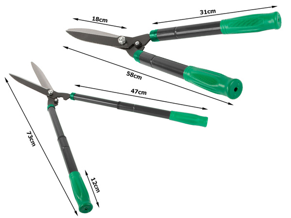 Garden hand shears for shrub hedges telescopic pruning shears