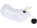 Complete petrol tank for brushcutters fuel tank hose with filter cap 1.2l