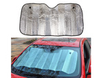 Windscreen sunshade mat for the rear windscreen of a car