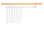 Organisateur de garde-robe pour cintres, 8 pièces