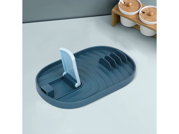 Kitchen spoon drainer pad