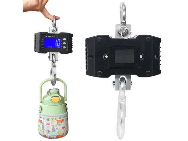 Hook-on 500kg riputatavad hinnatavad kaalud lcd-anumendi akuleht