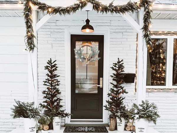 Christmas decorative garland wall decoration door decoration christmas decorations